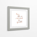 Nada por sentado | Cuadro decorativo de Canvas Lab