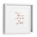 Nada por sentado | Cuadro decorativo de Canvas Lab