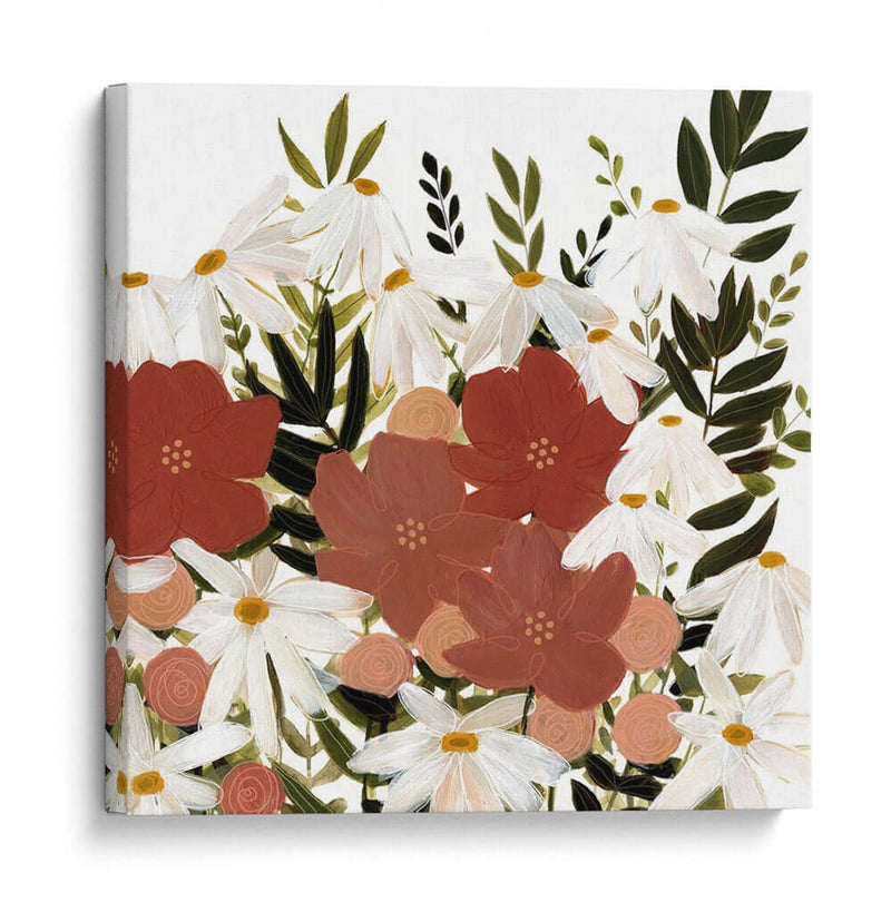 Terracotta Wildflowers I - Emma Scarvey | Cuadro decorativo de Canvas Lab