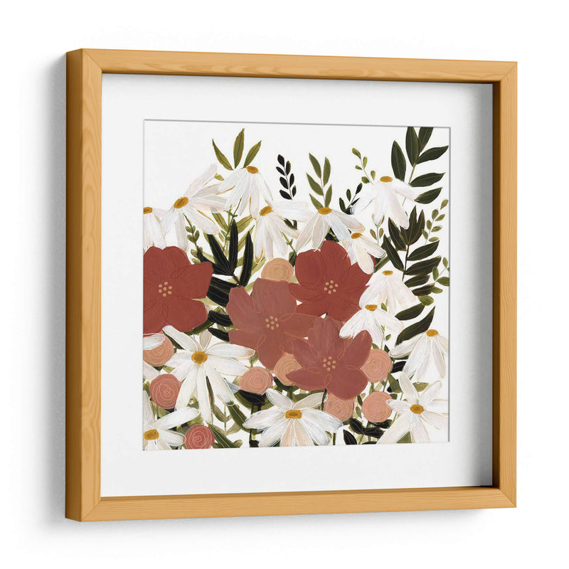 Terracotta Wildflowers I - Emma Scarvey | Cuadro decorativo de Canvas Lab