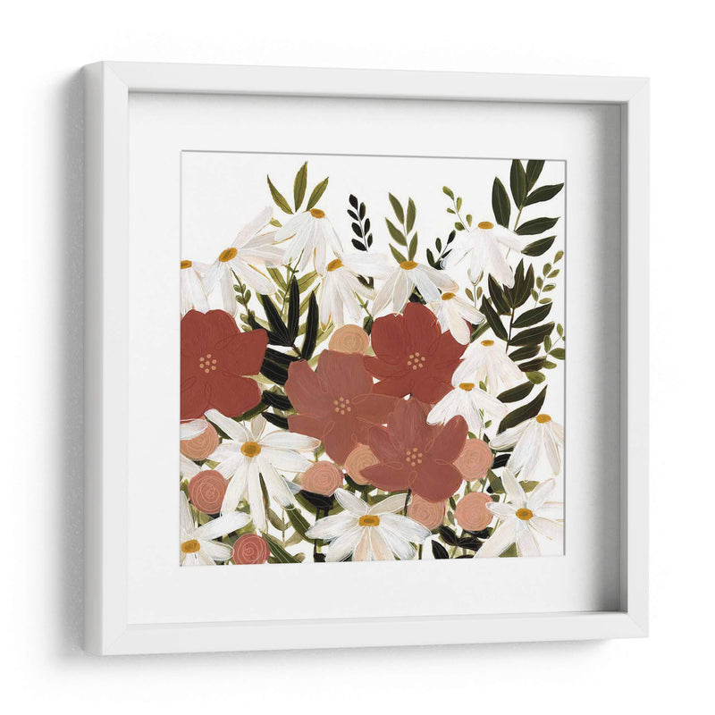 Terracotta Wildflowers I - Emma Scarvey | Cuadro decorativo de Canvas Lab