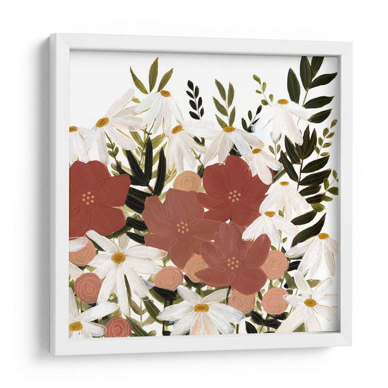 Terracotta Wildflowers I - Emma Scarvey | Cuadro decorativo de Canvas Lab