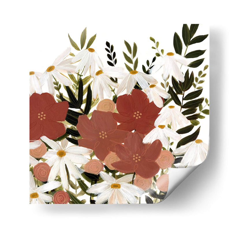 Terracotta Wildflowers I - Emma Scarvey | Cuadro decorativo de Canvas Lab