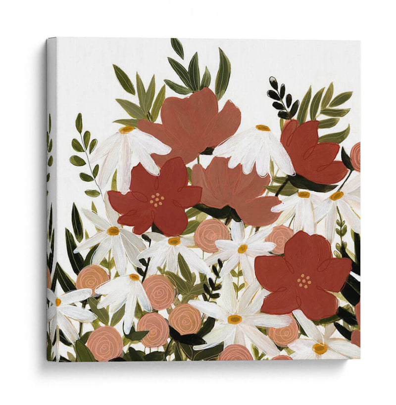 Terracotta Wildflowers Ii - Emma Scarvey | Cuadro decorativo de Canvas Lab