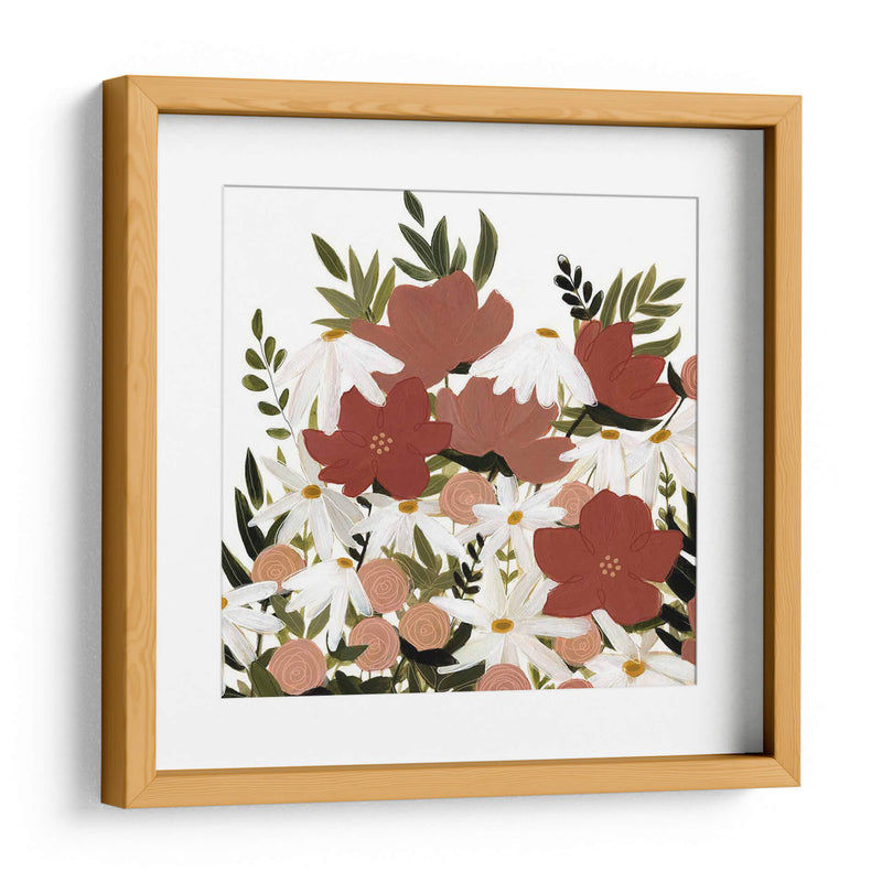 Terracotta Wildflowers Ii - Emma Scarvey | Cuadro decorativo de Canvas Lab