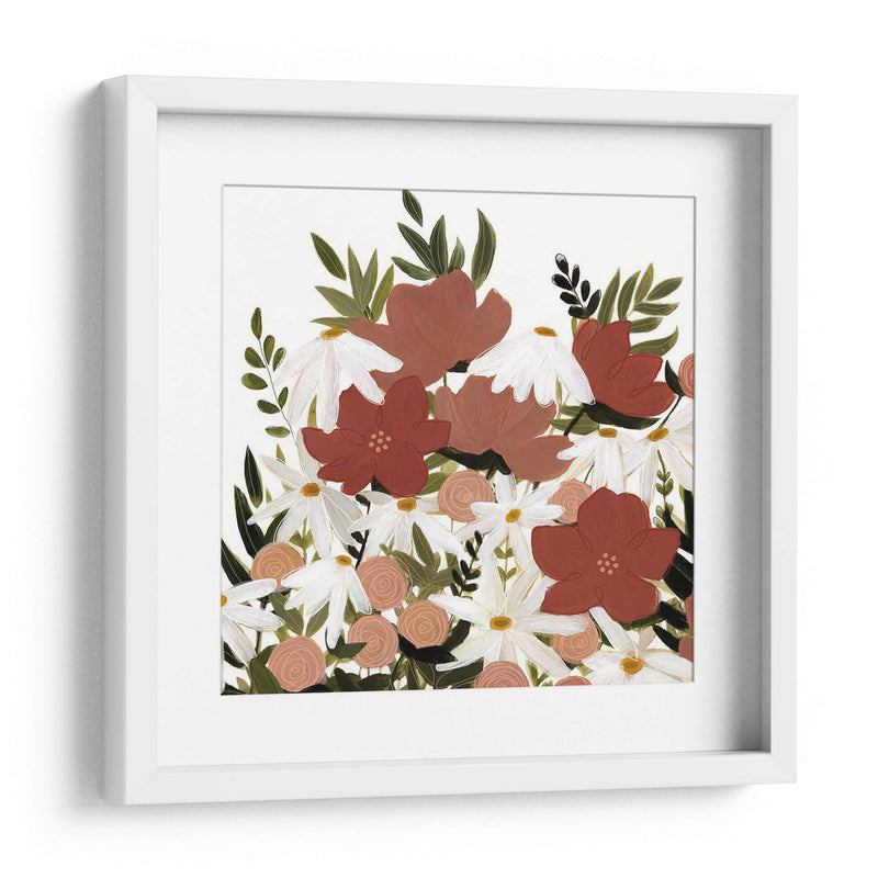 Terracotta Wildflowers Ii - Emma Scarvey | Cuadro decorativo de Canvas Lab