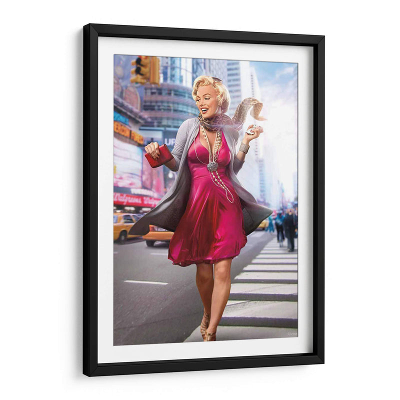 Marilyn En La Ciudad - J.J. Brando | Cuadro decorativo de Canvas Lab