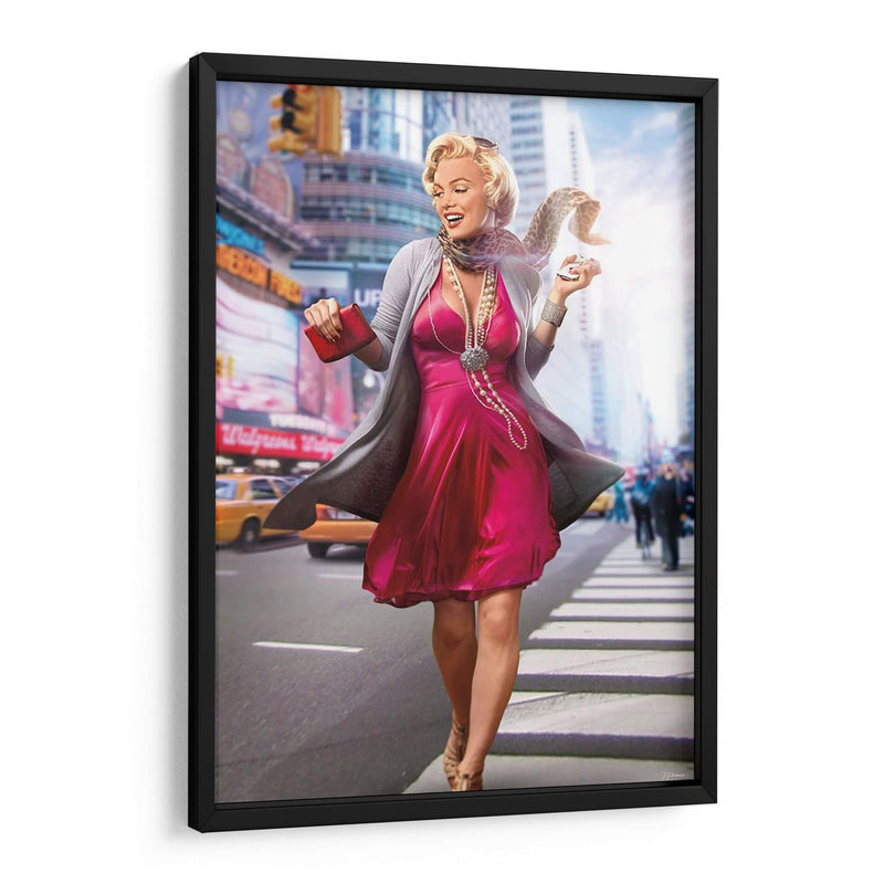 Marilyn En La Ciudad - J.J. Brando | Cuadro decorativo de Canvas Lab