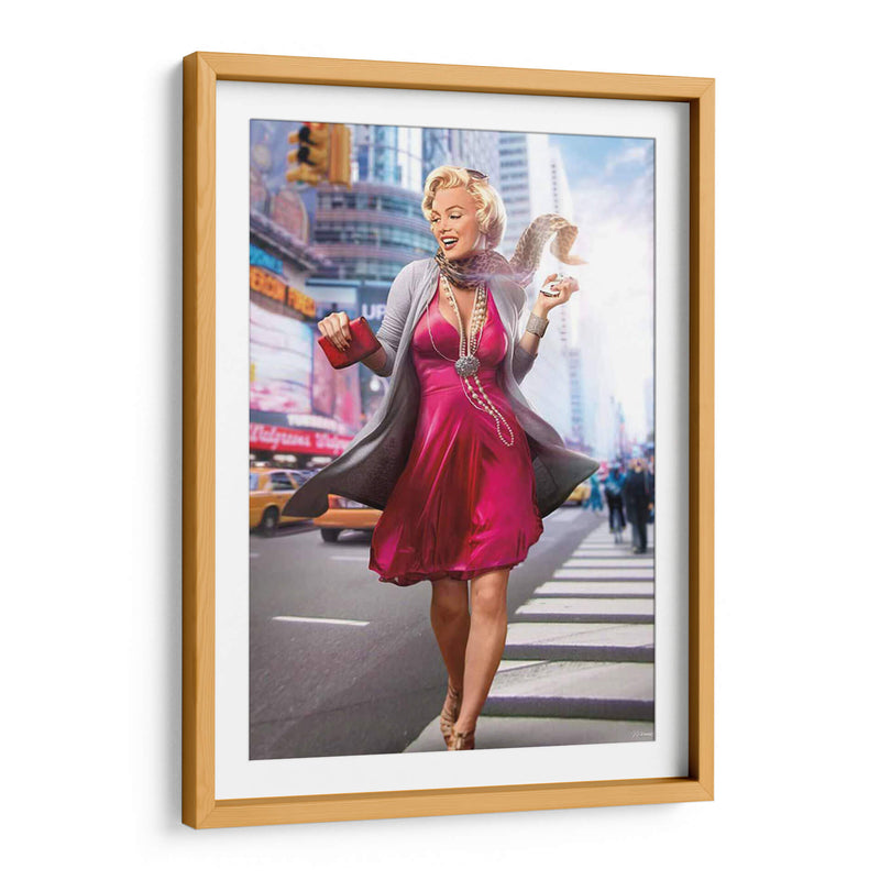 Marilyn En La Ciudad - J.J. Brando | Cuadro decorativo de Canvas Lab