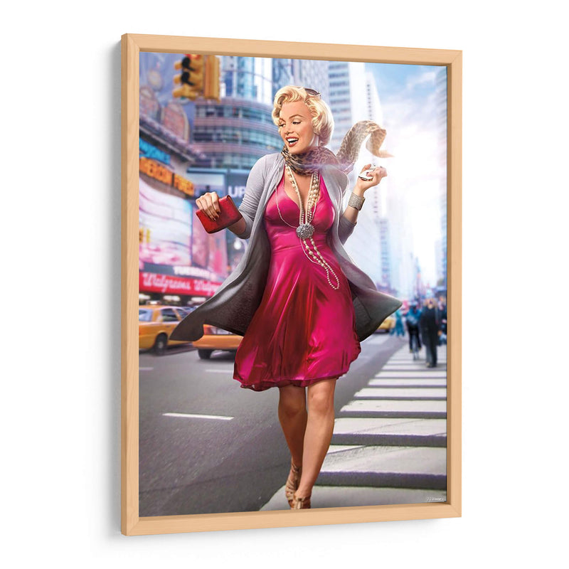 Marilyn En La Ciudad - J.J. Brando | Cuadro decorativo de Canvas Lab