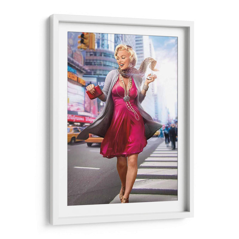 Marilyn En La Ciudad - J.J. Brando | Cuadro decorativo de Canvas Lab