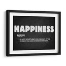 Happiness noun | Cuadro decorativo de Canvas Lab