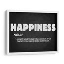 Happiness noun | Cuadro decorativo de Canvas Lab