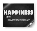 Happiness noun | Cuadro decorativo de Canvas Lab