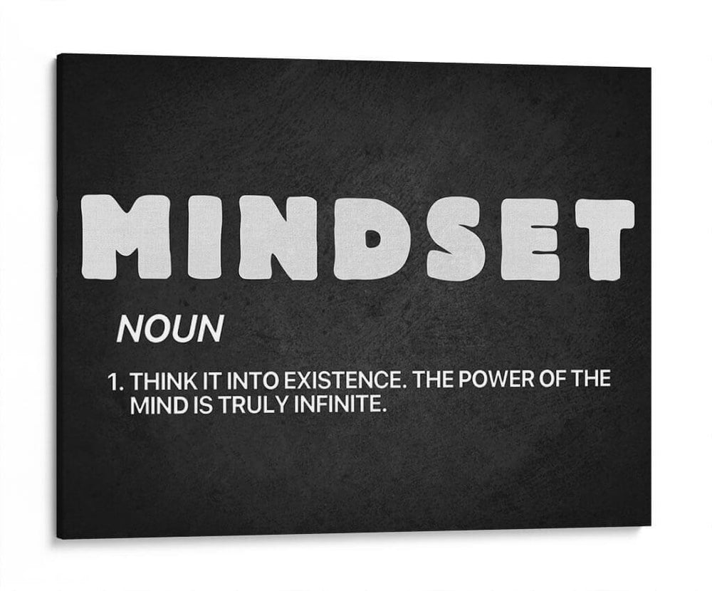 Mindset noun | Cuadro decorativo de Canvas Lab