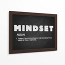 Mindset noun | Cuadro decorativo de Canvas Lab