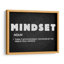 Mindset noun | Cuadro decorativo de Canvas Lab