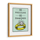 No pressure | Cuadro decorativo de Canvas Lab