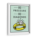 No pressure | Cuadro decorativo de Canvas Lab
