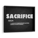 Sacrifice noun | Cuadro decorativo de Canvas Lab