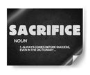 Sacrifice noun | Cuadro decorativo de Canvas Lab