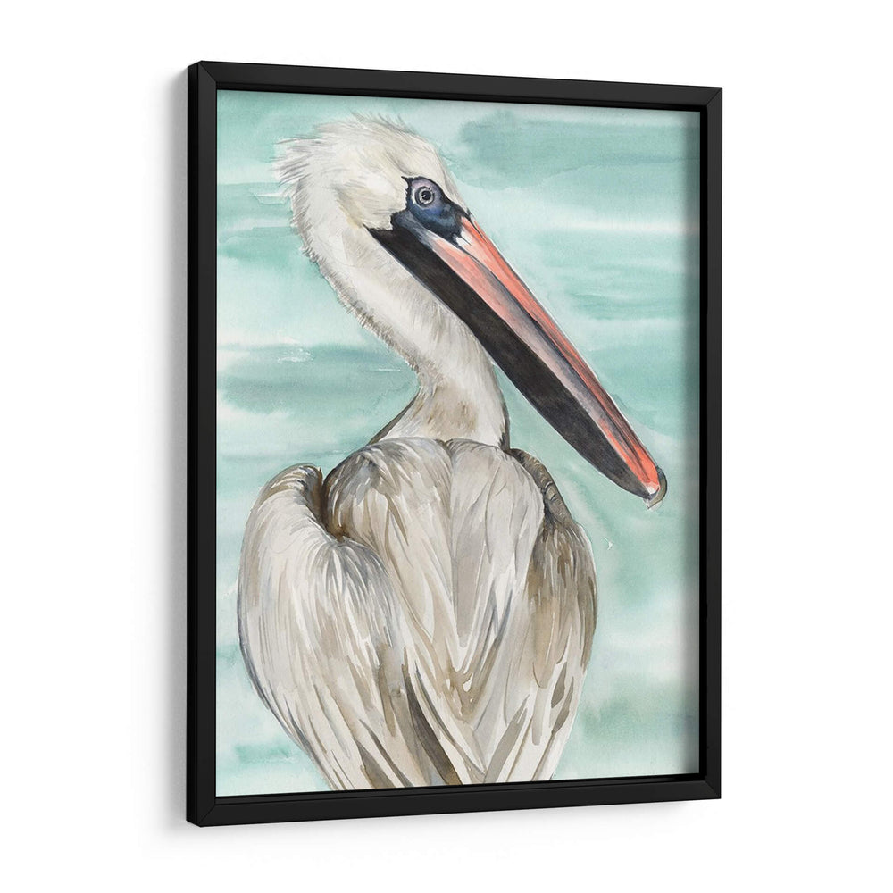 Turquesa Pelícano I - Jennifer Paxton Parker | Cuadro decorativo de Canvas Lab