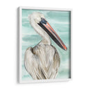 Turquesa Pelícano I - Jennifer Paxton Parker | Cuadro decorativo de Canvas Lab