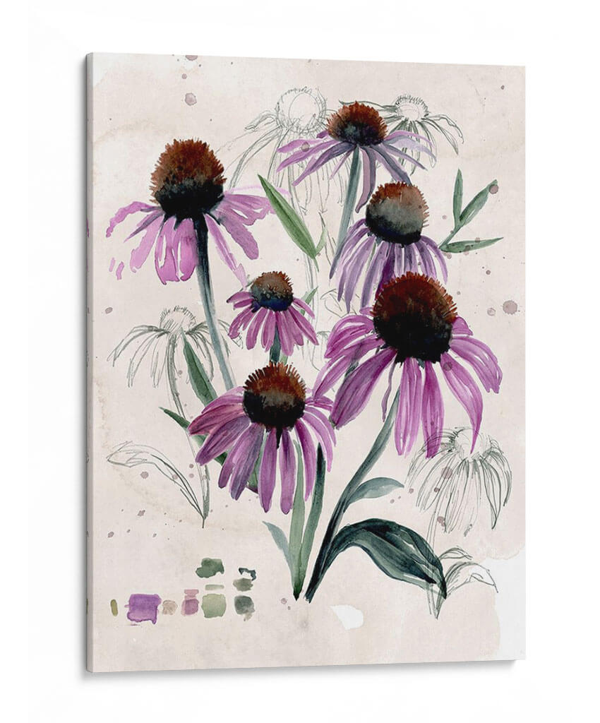 Flores Silvestres Púrpuras Ii - Jennifer Paxton Parker | Cuadro decorativo de Canvas Lab
