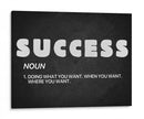 Success noun | Cuadro decorativo de Canvas Lab