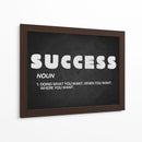 Success noun | Cuadro decorativo de Canvas Lab