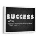 Success noun | Cuadro decorativo de Canvas Lab
