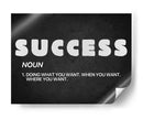 Success noun | Cuadro decorativo de Canvas Lab