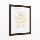 The show must go on Clear | Cuadro decorativo de Canvas Lab