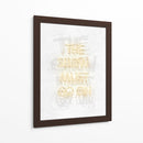 The show must go on Clear | Cuadro decorativo de Canvas Lab