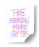 The show must go on Pink | Cuadro decorativo de Canvas Lab