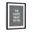 The show must go on White | Cuadro decorativo de Canvas Lab