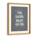 The show must go on White | Cuadro decorativo de Canvas Lab