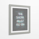 The show must go on White | Cuadro decorativo de Canvas Lab