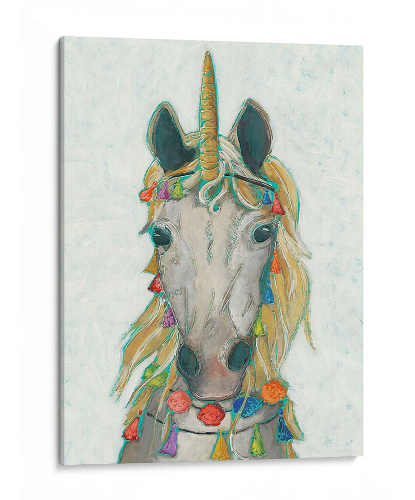 Fiesta Unicornio I - Chariklia Zarris | Cuadro decorativo de Canvas Lab