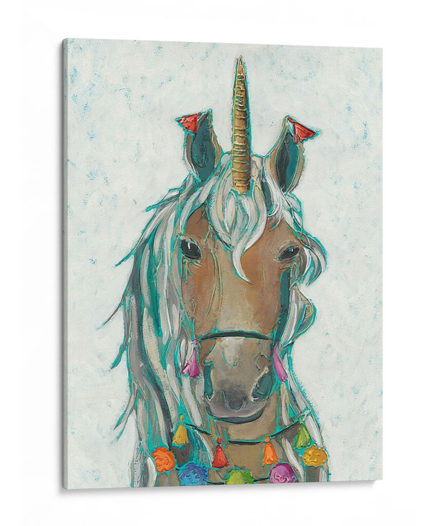 Fiesta Unicorn Ii - Chariklia Zarris | Cuadro decorativo de Canvas Lab
