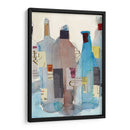 Las Botellas De Vino I - Samuel Dixon | Cuadro decorativo de Canvas Lab