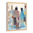 Las Botellas De Vino I - Samuel Dixon | Cuadro decorativo de Canvas Lab