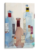 Las Botellas De Vino Iv - Samuel Dixon | Cuadro decorativo de Canvas Lab
