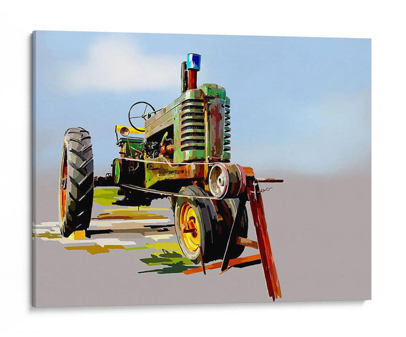 Tractor Vintage V - Emily Kalina | Cuadro decorativo de Canvas Lab