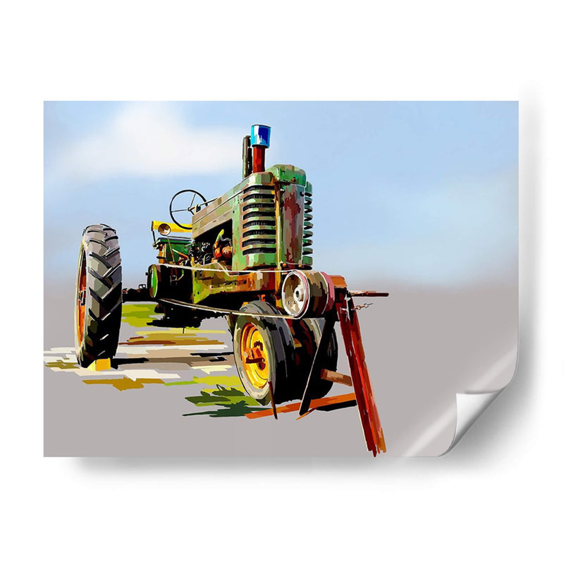 Tractor Vintage V - Emily Kalina | Cuadro decorativo de Canvas Lab