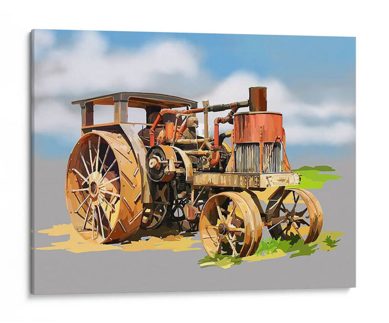 Tractor Vintage Xii - Emily Kalina | Cuadro decorativo de Canvas Lab