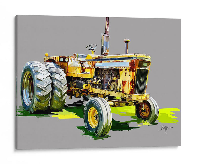 Tractor Vintage Xv - Emily Kalina | Cuadro decorativo de Canvas Lab