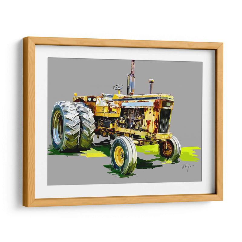 Tractor Vintage Xv - Emily Kalina | Cuadro decorativo de Canvas Lab