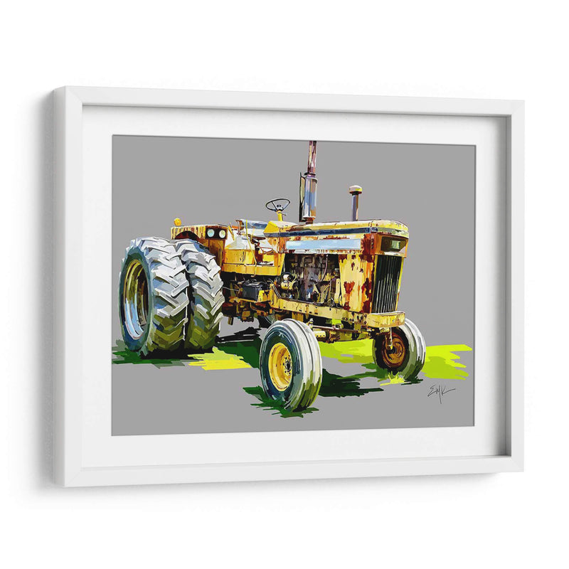 Tractor Vintage Xv - Emily Kalina | Cuadro decorativo de Canvas Lab