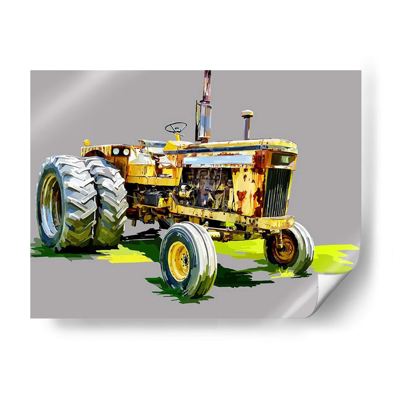 Tractor Vintage Xv - Emily Kalina | Cuadro decorativo de Canvas Lab